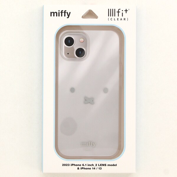 miffy/ミッフィー IIIIfit Clear iPhone 15/14/13 対応ケース