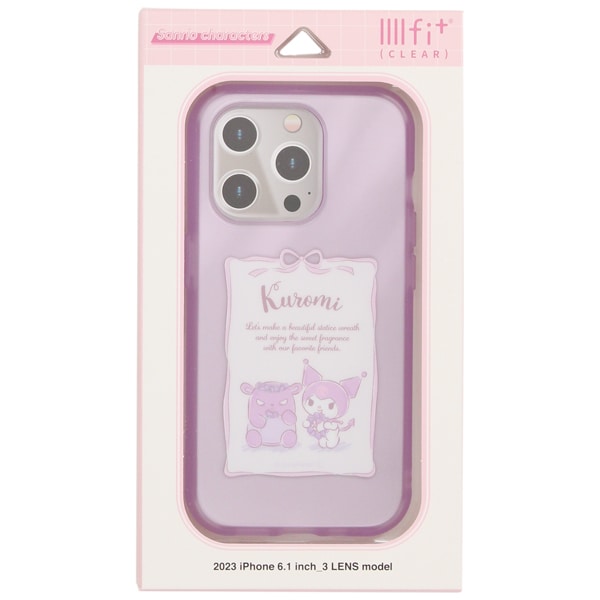 [�}���C]sanrio/�T�����I IIIIfit Clear iPhone 15 Pro�Ή��P�[�X/�T�����I�L�����N�^�[�Y�iSANRIO CHARACTERS�j KU