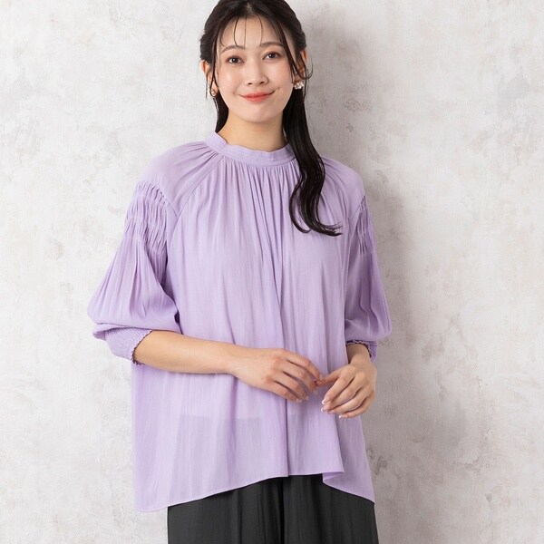 カッセンジョーゼットギャザーブラウス | ミゼール(missel) | マルイ