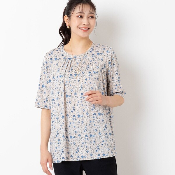 フラワープリントカットソー | ミゼール(missel) | マルイウェブチャネル