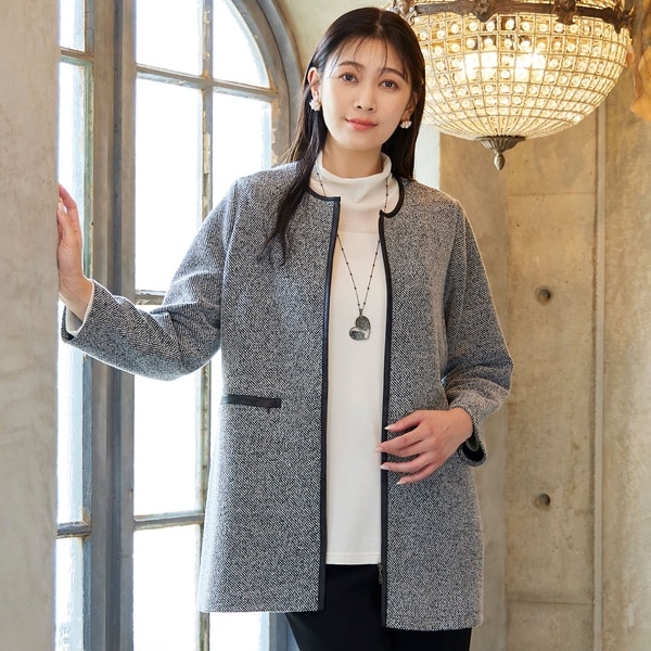 ツイードノーカラージャケット | ラ・クープ(LACOUPE) | マルイウェブ