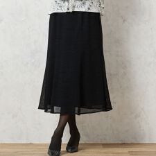 【洗える・セットアップ可能・3L/4Lサイズあり】セミフレアスカート