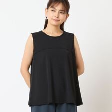 【洗える・3L/4Lサイズあり】ノースリーブAライントップス