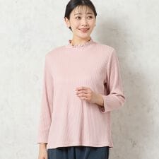 【洗える・日本製】テレコカットソー