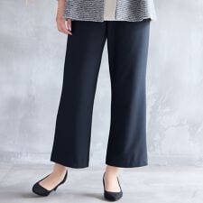 【蓄熱・洗える・日本製・3L/4Lサイズ】裏起毛ストレートパンツ