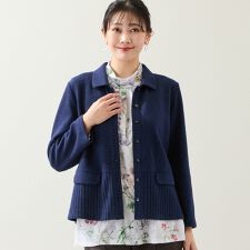 【洗える・3L/4Lサイズあり】ふんわり起毛カーディガン