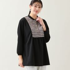 【洗える・3L/4Lサイズあり】ヨークチュニック