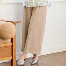 【洗える・セットアップ可・L～4Lサイズ】ハニカムデニムパンツ