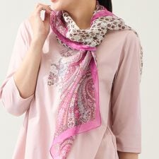 【接触冷感】小紋柄ストール