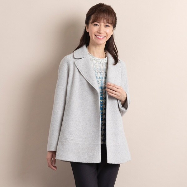 イタリア製素材〕トラベルウールプレミア・ピーコート | ロブジェ