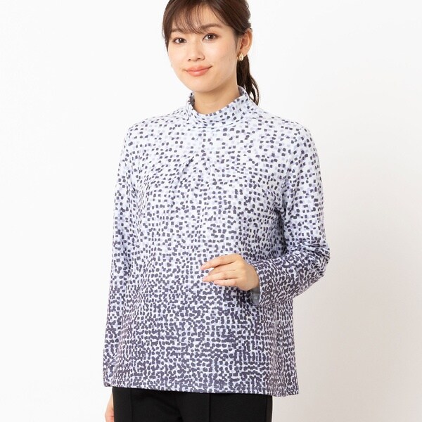 新品VIVIEN グラデーション五分袖チュニック