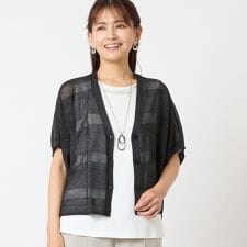 ロブジェ(LOBJIE)のシアーボーダーカーディガン