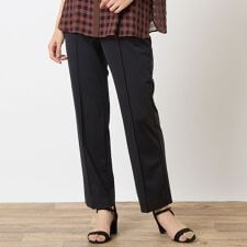 【洗える・接触冷感・UVケア・S～LLサイズ】前ピンタックパンツ