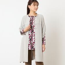 【洗える・接触冷感】Soalonチュニックシャツ