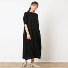 【一部店舗・WEB限定アイテム・洗える・綿100】コクーンワンピース