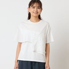 【一部店舗・WEB限定アイテム・洗える】フリルTシャツ