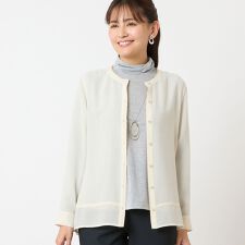 ウール混ビエラシャツ