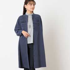 ピンタックシャツワンピース