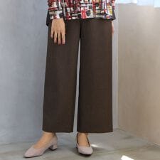 【洗える】ワイドパンツ