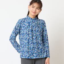 【洗える・日本製】小花柄カットソー