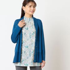 ショールカラーニットカーディガン