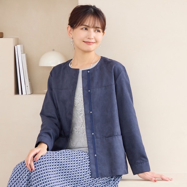 ウーリッシュツイルノーカラージャケット | ジャーナルスタンダード