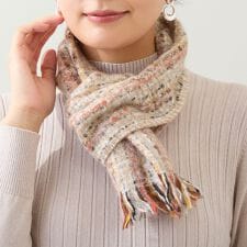 【フランス製・洗える】カラーミックスマフラー