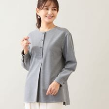 【洗える】両面起毛ブラウス