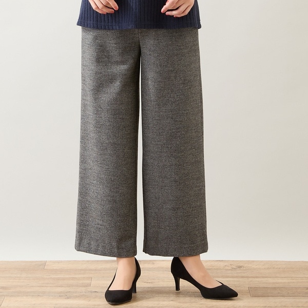 人気シルエット・洗える・S/M/Lサイズあり】ベーシックワイドパンツ