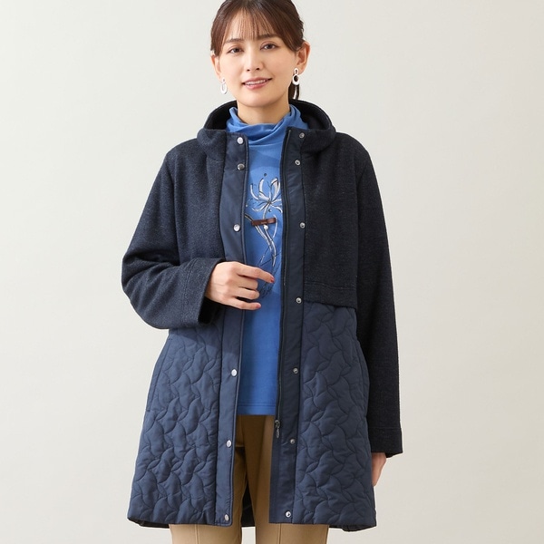 ne Quittez pas／ヌキテパ】キルティングコート