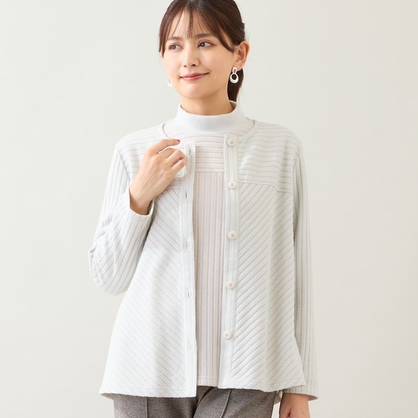 LOULOU WILLOUGHBY】バードゲージカーディガン | ルルウィルビー