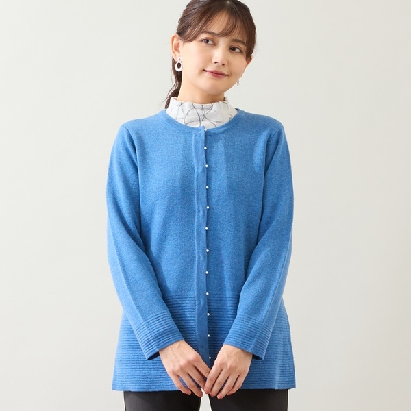 【NEW】ロブジェ（LOBJIE）/パールモチーフつきニットカーディガン パールモチーフつきニットカーディガン | ロブジェ(LOBJIE) | マルイ