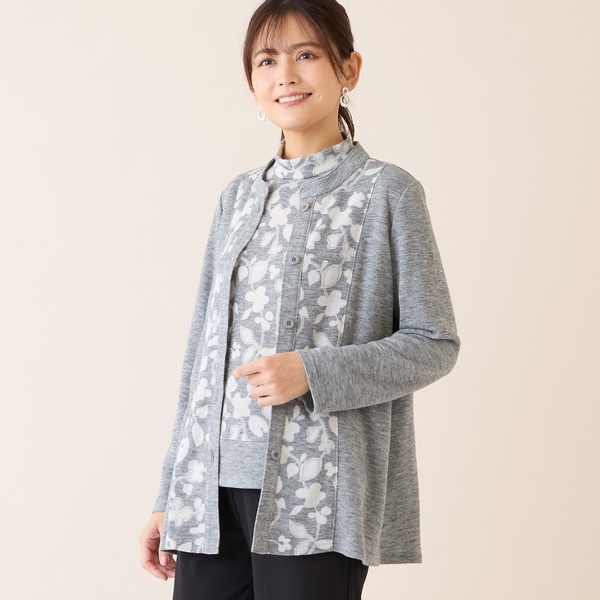 LOULOU WILLOUGHBY】バードゲージカーディガン | ルルウィルビー