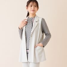 【洗える・セットアップ可】テーラードジレ