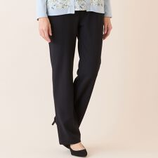 【洗える・オケージョン対応・セットアップ可】ストレッチストレートパンツ