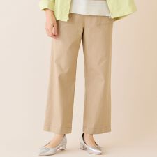 【洗える・快適ストレッチ・S～LLサイズ】コットンブレンドデニムパンツ