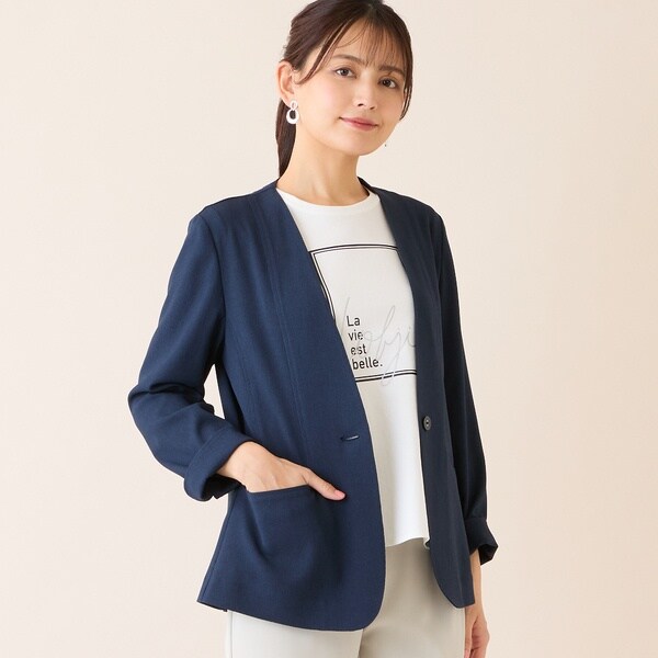 レディース ロブジェ LOBJIE カシミヤ レディース コート フォックス襟 
