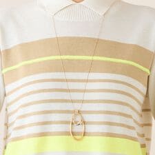 ダブルリングネックレス