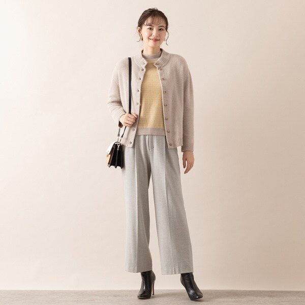 アンサンブル対応/S・Mサイズ】カシミヤ12GGカーディガン | リリアン