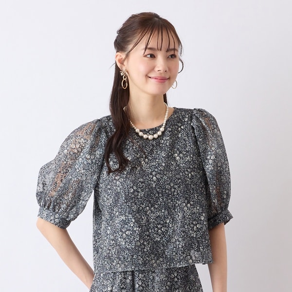 【新品】Liliane Burty リリアンビューティー ブラウス プルオーバー リリアンビューティ エクラ Liliane Burty ECLAT 【S・Mサイズ