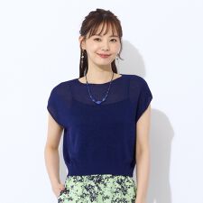 【S・Mサイズ】ウォッシャブル　プルオーバーニット