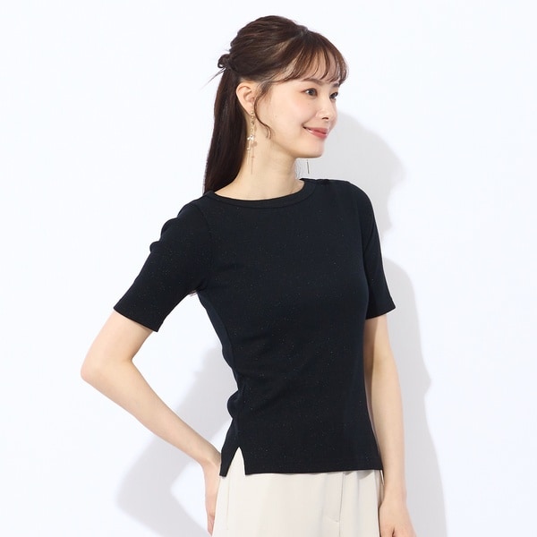 【Charme par Eclat】袖タックプルオーバーTシャツ Liliane Burty ECLAT｜【Charme par Eclat】袖タック プル