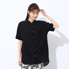 【S・Mサイズ】ウォッシャブルスラブボイルシアーブラウス