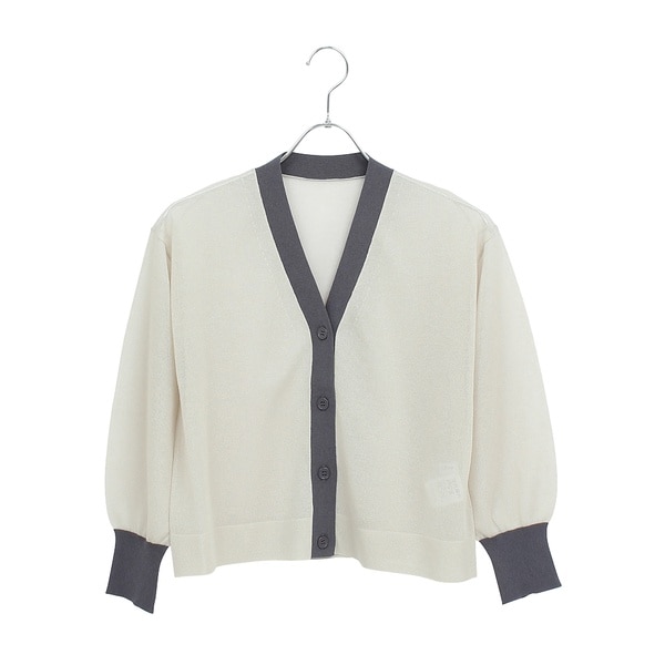 リリアンビューティ エクラ（Liliane Burty ECLAT）/【洗える】シアーニットカーディガン 洗える】シアーニットカーディガン | リリアンビューティ エクラ