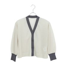 リリアンビューティ エクラ(Liliane Burty ECLAT)の【洗える】シアーニットカーディガン