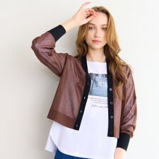 リリアンビューティ エクラ(Liliane Burty ECLAT)の【洗える】シアーニットカーディガン