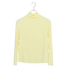 【洗える】吸湿発熱ハイネックTシャツ