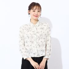 【洗える/セットアップ対応】アムンゼンプリントブラウス