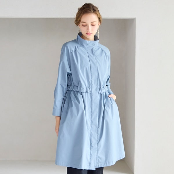 【新品タグ付き】Liliane Burty ECLAT ロングコート リリアンビューティエクラ】今にフィットする心地よいリュクス