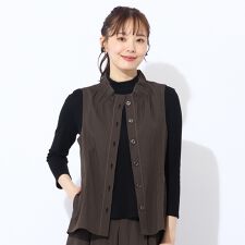 【洗える/セットアップ対応】マットツイルベスト